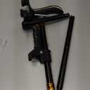 Foldable Cane,Cane with Light and Alarm,Canes for Men Women 6 Levels Height Adjustable USB Charging, with Cushioned T Handle and Swivel Four Pedestal, Black 