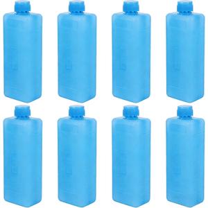 Mini Ice Packs for Swamp Cooler 8Pcs Refillable Blocks Portable Air Conditioner Fan Reusable Cold Freezer Box Evaporative Cooling Insert Lunch Travel