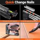 Preciva Self-Adjusting Staple Gun Kit- Heavy Duty Manual Stapler with 1800 Staples & Staple Remover | for Wood, Carpentry, Upholstery, DIY Furniture