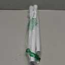 Spring Tension Curtain Rod 30 to 64 Inch, Adjustable Curtain Rods No Drilling Spring Loaded Curtain Rods for Windows Doors Kitchen Closet, White