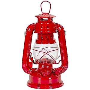 Stansport 7.5" Hurricane Lantern (130),Red