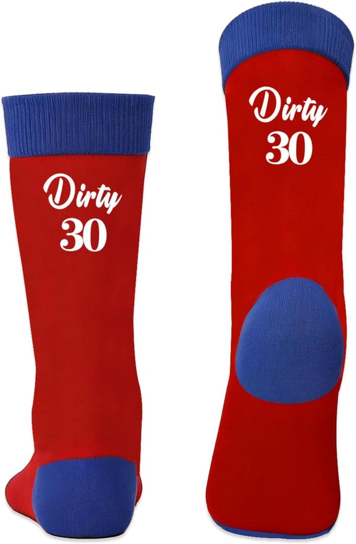 Birthday Gifts for Women Men Funny Birthday Party Accessories Decorations Socks for Friends and Family
