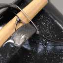 Granite Ware 21-Inch Covered Rectangular Roaster - Enamel Steel Cookware, Nonstick & Chemical-Free, Dishwasher Safe - 25 Lb Capacity, Large Roasting Pan for Meats, Poultry, Vegetables (Speckled Black)