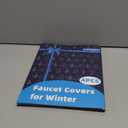 Outdoor Faucet Covers for Winter 4 Pack Faucet Cover Freeze Protection Insulated Anti-Freeze Waterproof Material Reusable Faucet Cover Socks for Various Faucet Spigot,Pipe,Garden Hose Bib