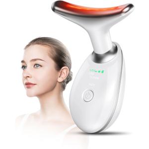 Oriflame Neck and Face Massager, Face Roller, Face Sculpting Skin Care Tool, Improve, Firm, Tightening and Smooth 3 Modes, White