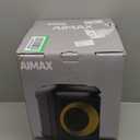 AIMAX Karaoke Machine with 2 Wireless Microphones, 6.5" Portable Bluetooth PA Speaker System for Kids & Adults, RGB Party Lights, Supports TF/USB/AUX, Ideal for Home, Classroom & Outdoor Party, Black