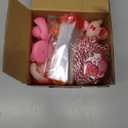 JOYIN 24 Pcs Valentine’s Day Gift Cards with Rubber Duck for Kids,Mini Rubber Duck Bath Toys for Classroom Exchange Prizes, Valentine Party Favors Toys