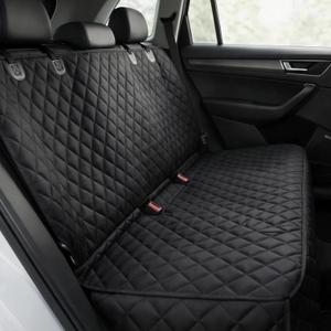 fidozen Waterproof Dog Car Seat Cover with Belt for Back Seat - Washable Pet Protector Accessories for Cars, Trucks, SUVs, and Bench Seats - Auto Backseat Hammock for Small & Large Dogs