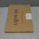 LOVE ON Baby Memory Book with Free Inkless Hand & Footprint Kit - First 5 Years Baby Journal with Elegant Linen Cover & Embossed Foil - Inclusive of All Family Types (Hearts)