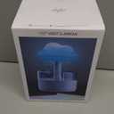 Rain Humidifier, with 7 Color Lights Raincloud Humidifier Automatic Shut-Off Rain Drop Humidifier for Sleeping and Relaxing,White