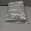 Queen Size 4 Piece Sheet Set - Comfy Breathable & Cooling Bed Sheets Set - Hotel Luxury Bedding for Women, Men, Kids, Teens, Boys & Girls - Deep Pockets, Soft, Wrinkle Free - Oeko-Tex - Grey Stripes 3