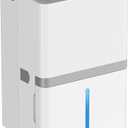 75 Pint Dehumidifier for Basement, 4500 Sq. Ft Smart Home Dehumidifier with Drain Hose and 180 OZ Large Water Tank,24H Timer, Auto Defrost Function,Low Noise,Energy Saving