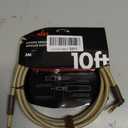 Fender Deluxe Series Instrument Cable 10 Feet Straight-Angle, Tweed