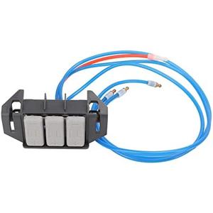 Truck Air Seat Switch,3 Gang Universal Truck Air Seat Adjustment Control Switch