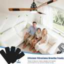 2 x 5 Pack Ceiling Fan Filters for Blades, Fan Blade Air Purifier Pads