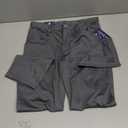 IZOD Boys' School Uniform Twill Pants, Flat Front & Comfortable Waistband with 5 Pockets (14 Husky)