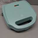 Baker's Friend Multi Mini Waffle Maker Machine, 6 x 3'' Small Waffle Iron, Perfect for Families and Individuals Use, Excellent Choice for Breakfast Brunch Parties & Events, Aqua