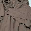 Scarlet Darkness Renaissance Costume Women Pirate Peasant Off Shoulder Bell Sleeve Fairy Dress (Medium, Brown)