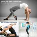 Ozaiic Pilates Socks for Women Non Slip Grip, Yoga Socks with Grippers for Barre, Hospital, Ballet, Dance, Barefoot Workout, One Size