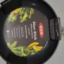 OXO Enhanced 10" Frying Pan Skillet, PFAS-Free Ceramic Nonstick, Durable Hard Anodized Cookware, Scratch Resistant, Stainless Steel Handle, Good Grips, Dishwasher Safe, Oven safe, Black