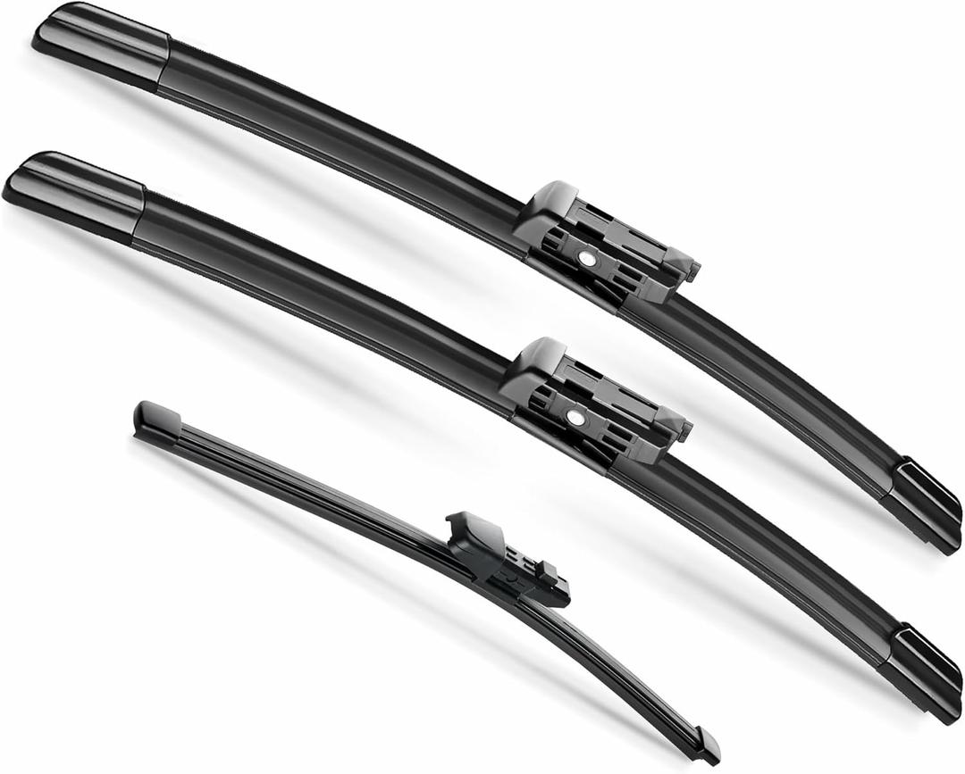 28"+18" Windshield Wipers with 11 Inch Rear Wiper Blade Replacement for VW ID.4 2021-2024 Original Factory Quality-J Hook Wipers(Pack of 3)