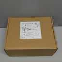 YOLIFE 7 Pcs Matcha Whisk Set, Includes Matcha Bowl with Spout, Bamboo Whisk (Chasen) with Ceramic Holder, Scoop and Powder Spoon, Sifter, Matcha Kit for Ceremony (Black)