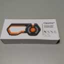 6-Stage Knife Sharpener - Premium Kitchen Knife Sharpeners - Adjustable Handheld Manual Knife Sharpeners for Kitchen Knives, Scissor and Chef Knife.Easy for beginners to use (ORANGE)