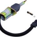 HOLDWELL Fuel Shutoff Solenoid J928160 Compatible with Case IH 7110 7120 7130 7140 7150 7210 7220 7230 7240 7250 9310 9330
