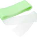 MECCANIXITY 25 Yards Stiff Horsehair Braid 3 Inch Wide for Polyester Boning Sewing Wedding Dress Dance Formal Dress Accessories, Light Green