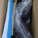 Sweetcrispy Counter Height Bar Stools Set of 2, 30 inch Height Stool Faux Leather Barstools with Back, Armless Kitchen Island Countertop Comfortable Modern Chairs with Metal Legs - Classic Black