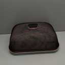 Hicarer 4 Pcs Metal Mesh Screen Food Cover for Outdoors Set Large 18.5 Inch Mesh Food Tents for Outdoor Mesh Food Covers Picnic Food Covers for Indoor Plate (Black, Blue, Green, Pink)