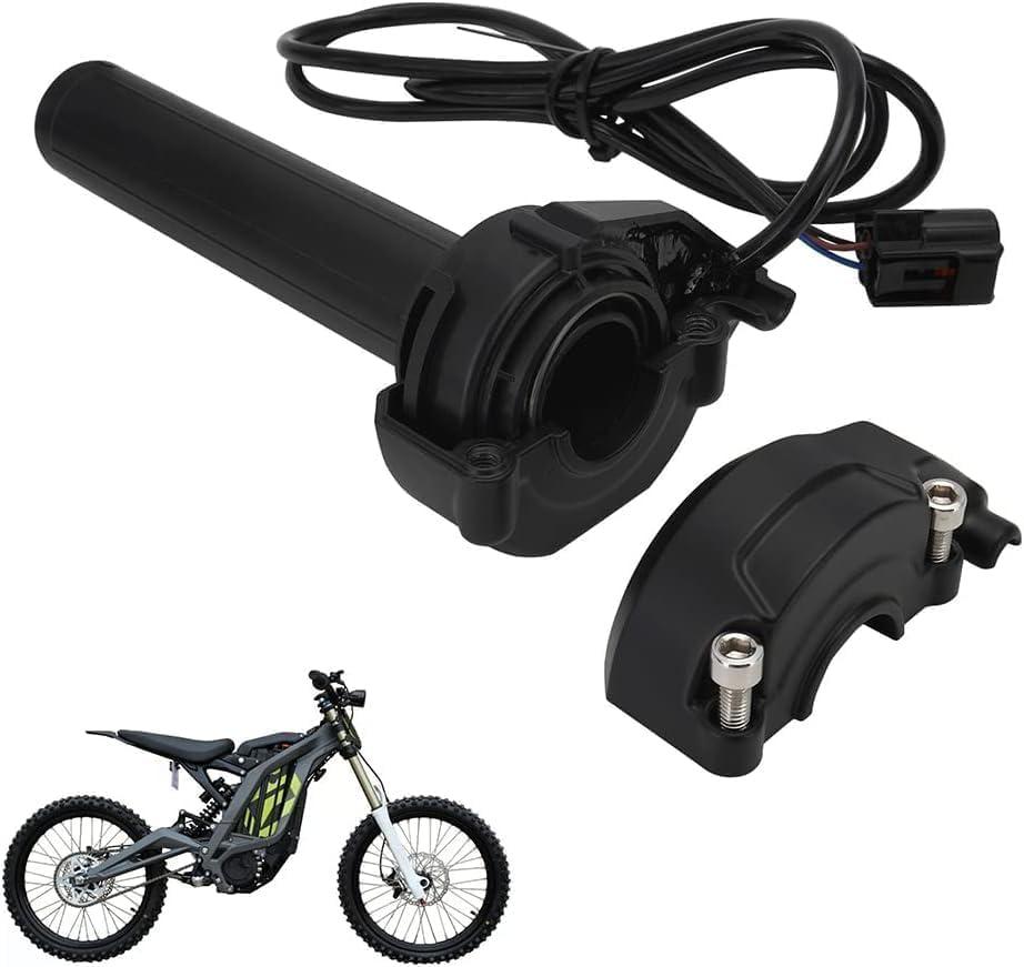 JFG RACING Dirt Bike Electric Throttle Sur Ron Twist Throttle Tube Nylon for SurRon S/X Electric Dirt Bike, Small, Black