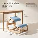 Ergonomic Kneeling Chair with Adjustable Seats, 33x16.5x20.5 inches