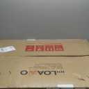 LOAAO 40X30 RGB LED Bathroom Mirror with Lights for Bathroom, Anti-Fog, DimmableMultiple Light Modes, RGB Backlit + Front Light, Memory Function, Tempered Glass