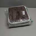 Kntiwiwo Foldable Storage Bin Collapsible Basket 12" x 10" x 9.5" Cube Storage Organizer Bins with Dual Carry Handles for Home Closet Shelves Drawers Organizer, Set of 3, Grey