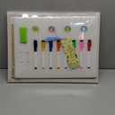 Calendar Whiteboard for Wall, TANKEE 17x13 Inches Whiteboard Calendar Cork Board Combo, Small Magnetic White Board with Wood Framed, Hanging Dry Erase Board for Kitchen Home Office School Planner