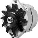 New 1 Wire GM Self Exciting Alternator 63A Compatible with Chevy 350 New Delco One Wire 10SI SBC BBC #334-2614, 1100125, ADR0325, 40012370, 7127SEN
