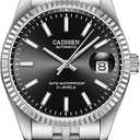 CADISEN Automatic Watches Men's Mechanical Japan 8215 Movement Waterproof Classic Design Wristwatch
