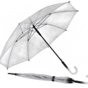Large Clear Umbrella, Rain Windproof Transparent Auto Open Long Stick Umbrella for Photo Prop Travel Outdoor Events, 52inch