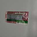 uni-ball Vision Stick Roller Ball Pens, Fine Point, Black Ink, Pack of 4