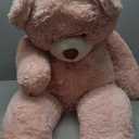 HollyHOME Giant Teddy Bear 5Ft Big Teddy Bear Stuffed Animal Birthday Valentines Day Plush for Kids and Girlfriend 60 inch Pink