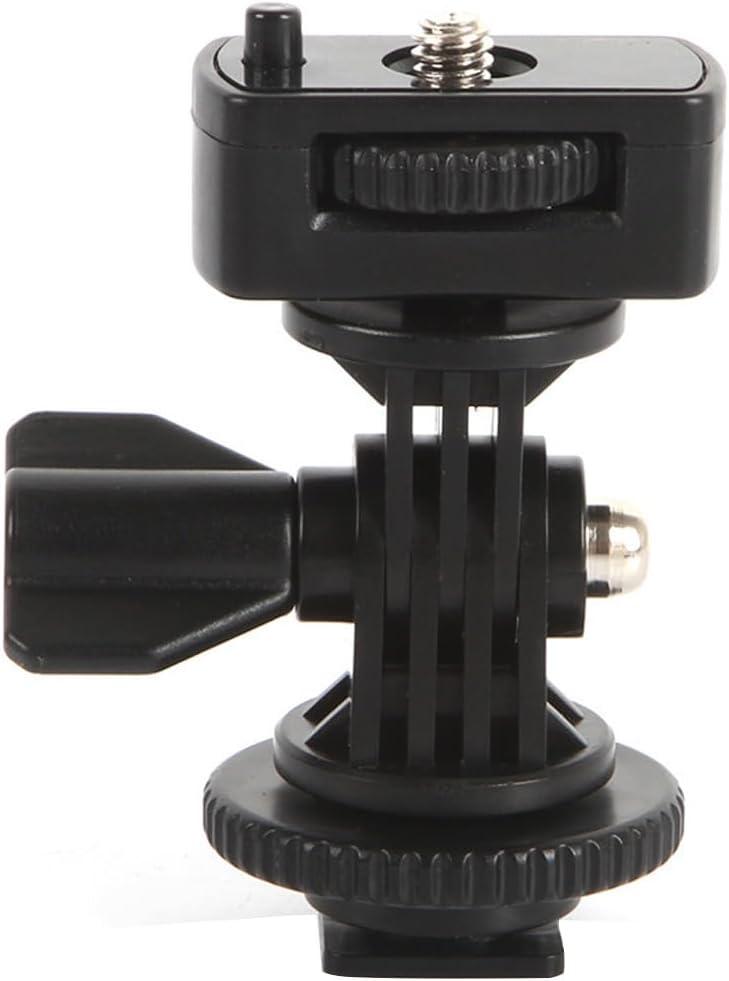 BGNing 1/4" Mini Ball Head Cold Shoe Mount Adapter Base Mount 1/4 Screw Adapter for DLSR Camera Cage Rig Monitor Flash Fill Light Bracket Photography Accessories (Type A)