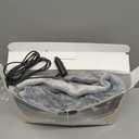 12 Volt Car Heated Blanket, 2-in-1 Wearable Car Blanket 59"X39" with 3 Heating Levels with Zipper for Car/Truck/SUV/RV, Camping & Travel Car Electric Blanket, Machine Washable, Grey