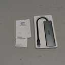 Acer USB C Hub, 7 in 1 Multi-Port Adapter for Laptop, 4K, HDMI Splitter with 2 USB A 3.1 & Type-C to HDMI Data Port, PD 100W Charging, SD Card Reader for Computer, Desktop, Space Grey