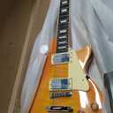 Glen Burton 6 String Electric Guitar Pack, Right, Gold/Tan (BGE320BCO-GLD)