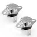 2 x Awozkcd KSD301 UL/CUL 16A N.C. Auto Reset Thermal Switch, 40°C/104°F Off
