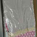 Pink Woven Wicker 3.5 Gallon Fabric Trash Can, Storage Baskets, Waterproof Cute Waste Basket, Decorative Trash Bin for Bedroom, Office, Living Room, Kitchen