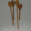 Romooa 4 Pcs Acacia Wooden Spoons for Cooking Mixing Wooden Utensils Cooking Spoon 8, 10, 12, 14 Inch for Kitchen Salad Mixing Tasting Baking Stirring Serving Food No Scratch Nonstick Cookware