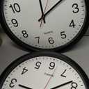 Ultimate Wall Clock | 14 Inch | Modern | Quartz | Analog | Home | Office | School | Gym | Indoor | Outdoor | Unbranded | Classic | Black | Battery Operated | Modern Dcor | Ticking, 14 Non-Atomic