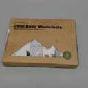 6-Pack Cotton Baby Washcloths for Newborn - Organic Cotton Muslin Soft Wash Cloths for Babies, Infant, Kids, Toddler Towels for Boy, Girl,Super Absorbent Face Cloths,Scratch-free Baby Rags (Grayscape)